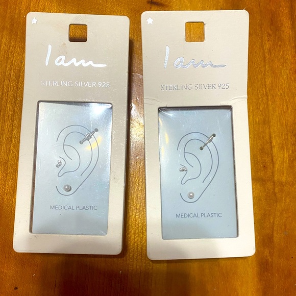 TWO earrings sets with tragus studs - Picture 2 of 6